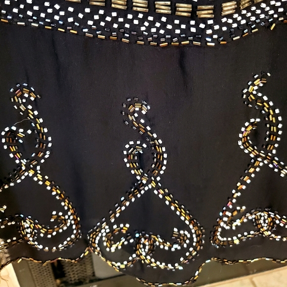 1930's vintage inspired beaded mini dress - Picture 4 of 4